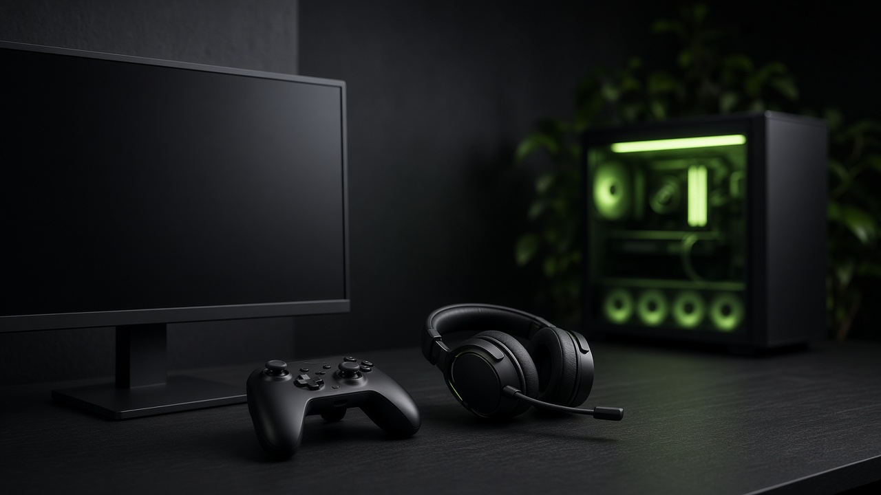 Gaming controller and console setup