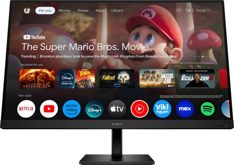 HP OMEN by HP OMEN by HP 31.5 inch UHD 144Hz Smart Gaming Monitor – OMEN 32x