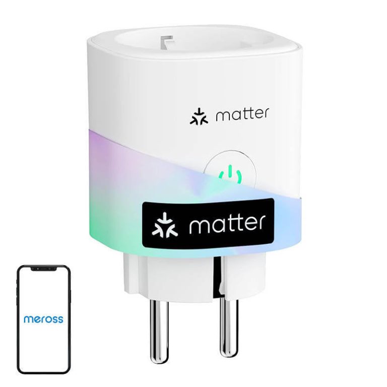 Meross Matter Smart Wi-Fi Plug with Energy Monitor (EU)