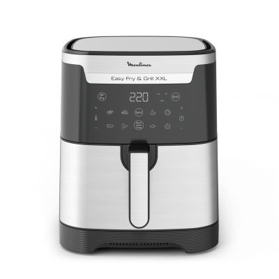 Moulinex Easy Fry & Grill XXL Single 6.5 L Stand-alone Hot air fryer Black, Stainless steel