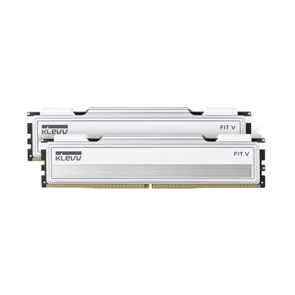 Klevv 32GB (16GBx2) FIT V 6400MHz CL32 DDR5 UDIMM White