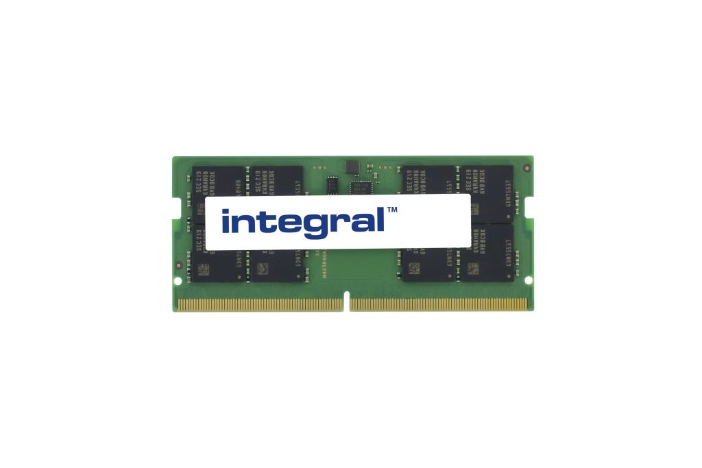 Integral 32GB LAPTOP RAM MODULE DDR5 5600MHz SODIMM PC5-44800 UNBUFFERED NON-ECC 1.1V 2GX8 CL46 EQV. TO HMCG88AGBSA FOR SK HYNIX