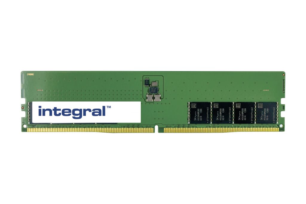 Integral 32GB PC RAM MODULE DDR5 5600MHZ PC5-44800 UNBUFFERED NON-ECC DIMM 1.1V 2GX8 CL46 EQV. TO 32GD55600UDIMM FOR DELL