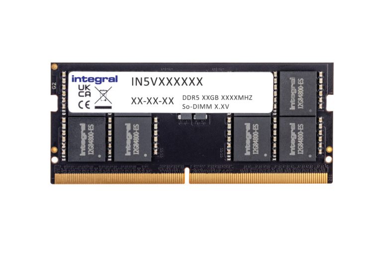 Integral 64GB LAPTOP RAM MODULE DDR5 5600MT/s PC5-44800 UNBUFFERED NON-ECC SODIMM 1.1V 4GX8 CL46 EQV. TO CT64G56C46S5 FOR CRUCIAL