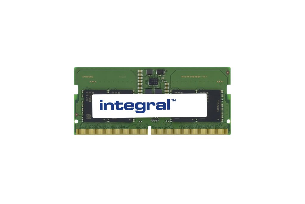 Integral 8GB LAPTOP RAM MODULE DDR5 5600MHz SODIMM PC5-44800 UNBUFFERED NON-ECC 1.1V 1GX16 CL46 EQV. TO M425R1GB4PBO-CWMOD FOR