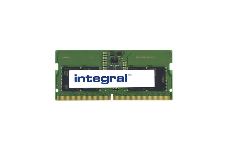 Integral 8GB LAPTOP RAM MODULE DDR5 5600MHz SODIMM PC5-44800 UNBUFFERED NON-ECC 1.1V 1GX16 CL46 EQV. TO M425R1GB4PBO-CWM FOR