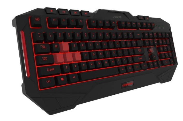 ASUS Cerberus MKII keyboard Gaming USB AZERTY French Black