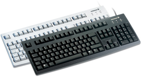 CHERRY Comfort PS/2, DE, black keyboard PS/2 QWERTY