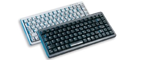 CHERRY Compact G84-4100, English (UK), black keyboard USB + PS/2