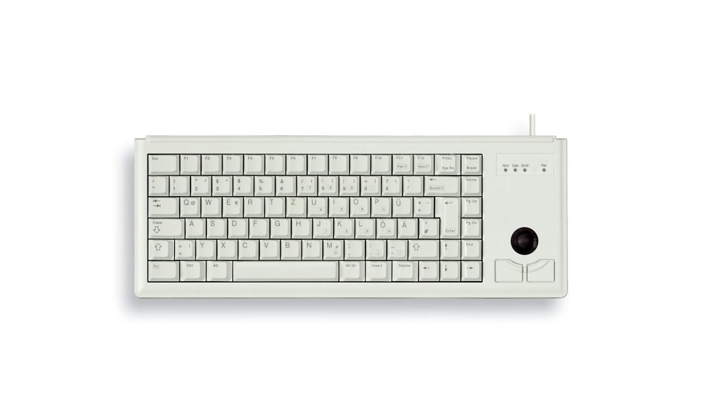 CHERRY Compact G84-4400, light grey, Switzerland keyboard PS/2