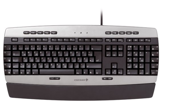 CHERRY Cymotion QWUS 133keys PS2 Black keyboard USB + PS/2