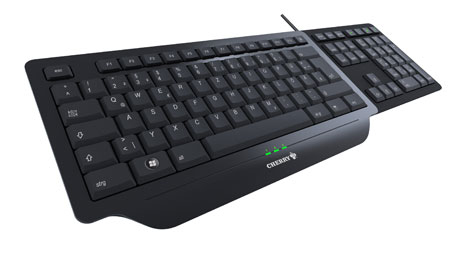 CHERRY INITIAL Corded MultiMedia keyboard USB Black