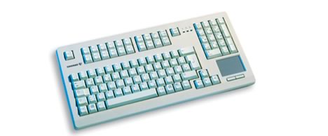 CHERRY Swiss 105keys PS2 W95+rack 19″ touch keyboard RF Wireless