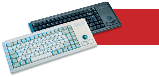 CHERRY Ultraslim 4400 Series USB with Trackball keyboard USB + PS/2