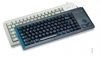 CHERRY Ultraslim Trackball USB keyboard QWERTY Grey