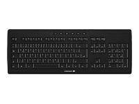 CHERRY eVolution STREAM Corded MultiMedia keyboard USB + PS/2 AZERTY Black