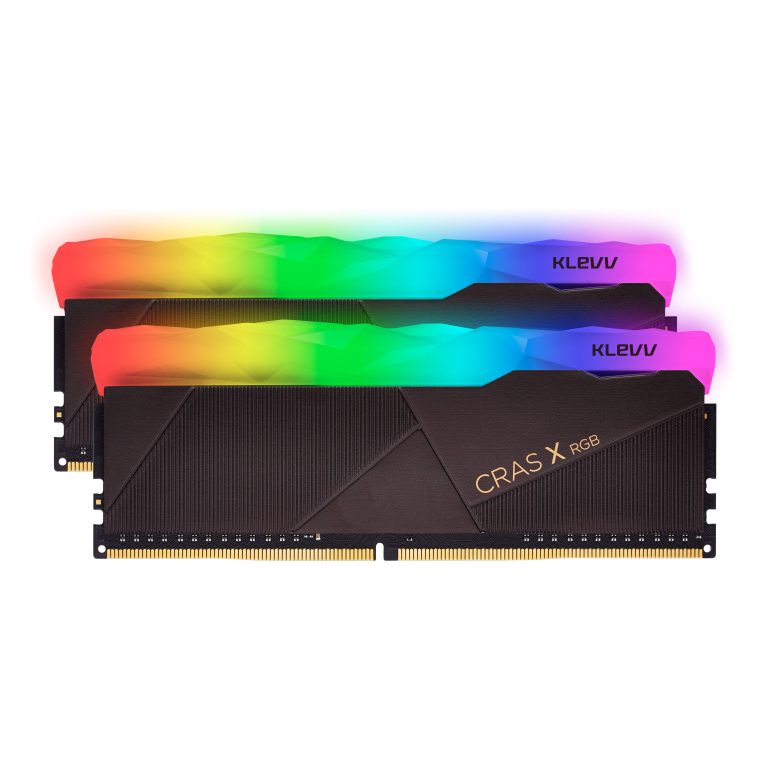 Klevv CRAS X RGB 32GB kit (16GB x2) 3600MHz Gaming Memory DDR4-RAM XMP 2.0 High Performance Overclocking
