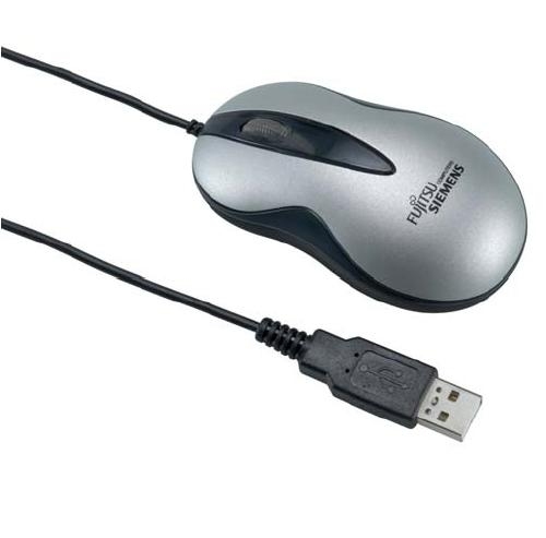 Fujitsu Mini Optical Wheel USB mouse USB Type-A 400 DPI