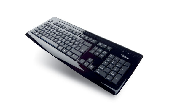 Fujitsu Slim Piano Black GB keyboard USB