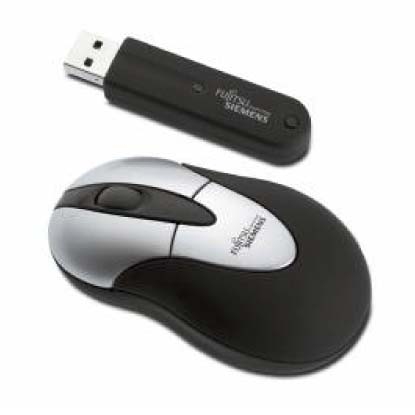 Fujitsu Wireless Optical MB mouse RF Wireless 800 DPI