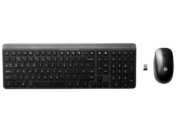 HP 2.4 GHz & Mouse TR keyboard Mouse included Office RF Wireless Turkish Black