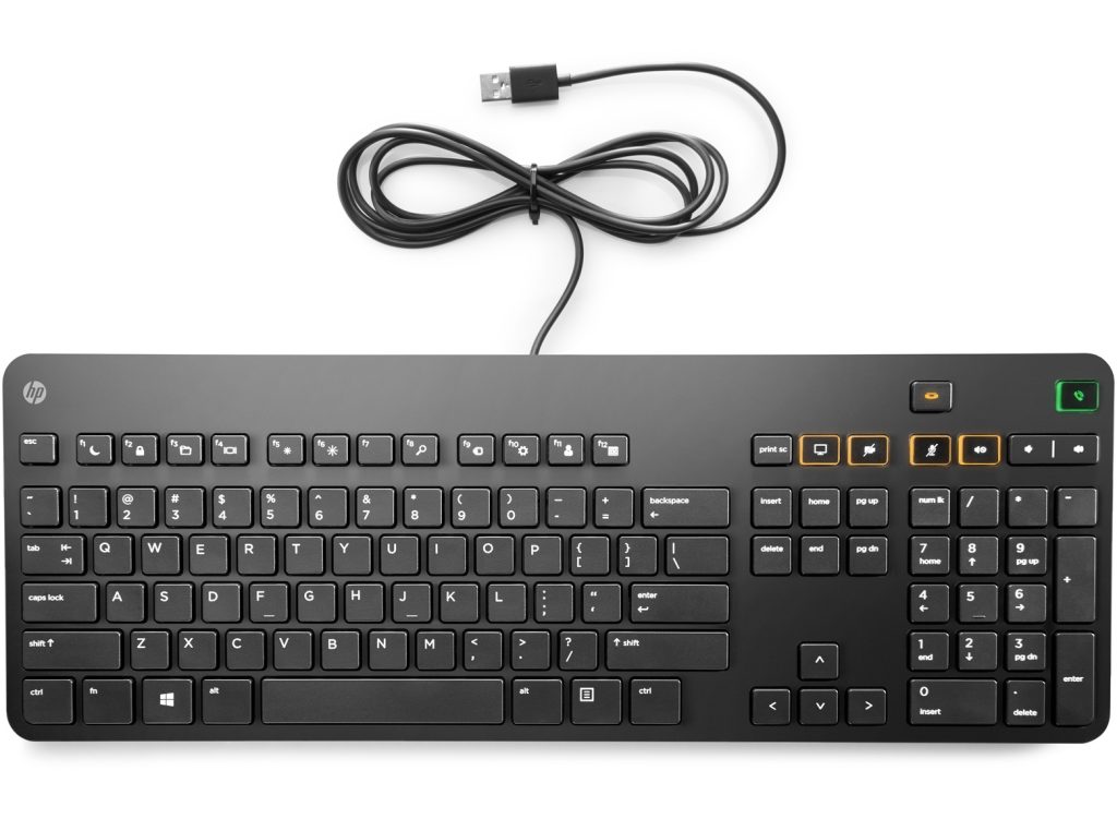 HP Conferencing Intl. EN keyboard Office USB QWERTY English Black