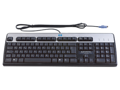 HP PS/2 Standard keyboard Office PS/2 Black, Silver