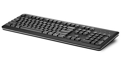 HP PS/2 keyboard PS/2 Black