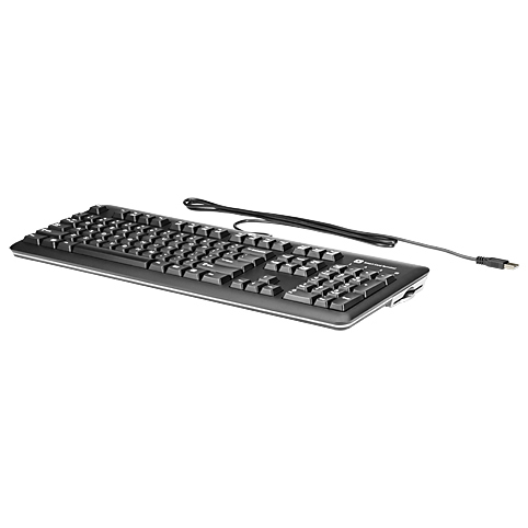 HP USB , EN keyboard Office QWERTY English Black