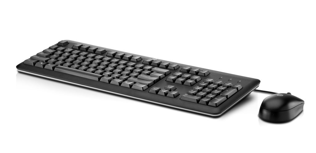 HP USB , Mouse w/Mouse Pad keyboard Mouse included Black
