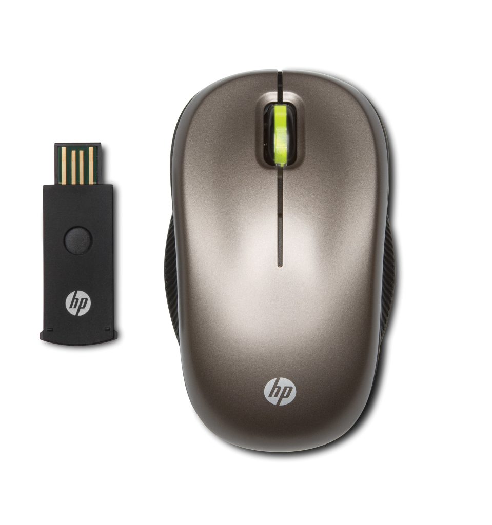 HP Wireless Optical (Biscotti) mouse Office Ambidextrous RF Wireless 1750 DPI