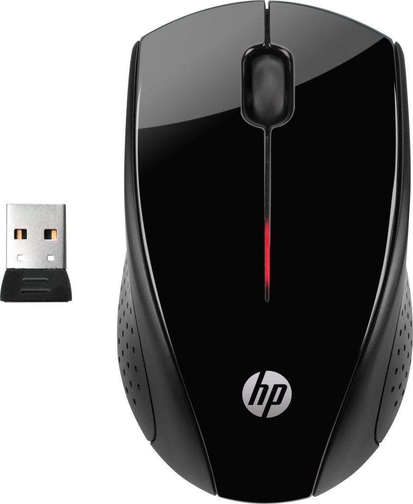 HP X3000 Wireless mouse Ambidextrous RF Wireless Optical 1200 DPI