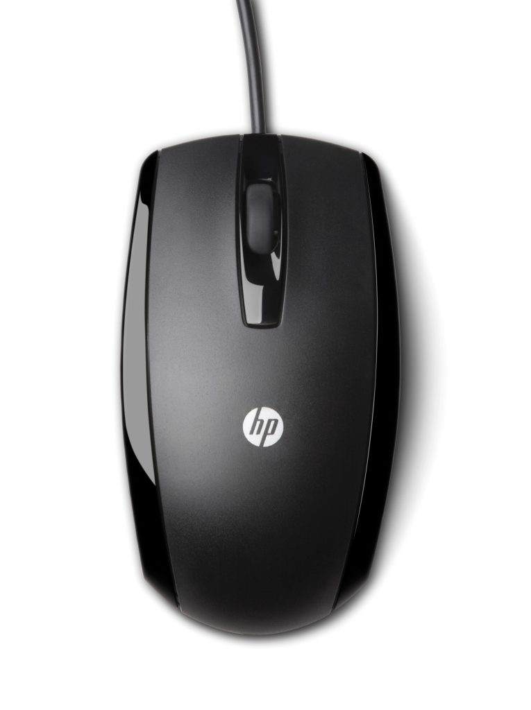 HP óptico USB de 3 botones mouse Office Ambidextrous USB Type-A Optical