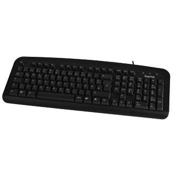 Hama Basic “K202”, black keyboard PS/2