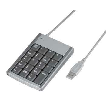 Hama SlimLine Keypad SK200 keyboard USB Silver