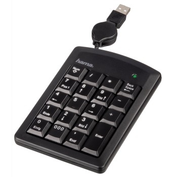 Hama Slimline Keypad “SK120” keyboard USB Black