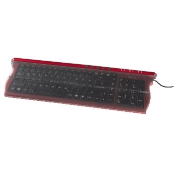 Hama Slimline SL500 keyboard USB + PS/2 Black