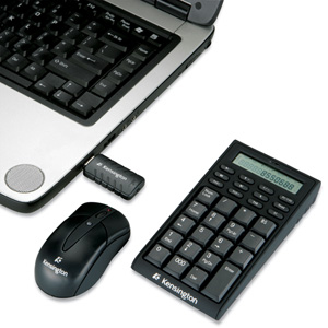 Kensington Wireless Notebook Keypad and Mouse keyboard Mouse included RF Wireless