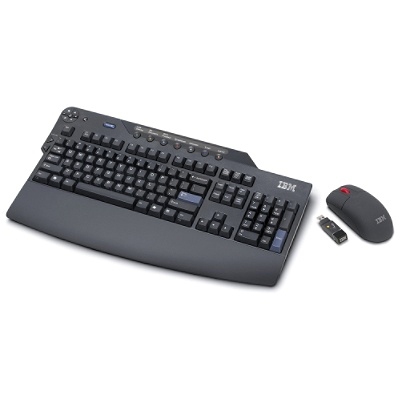 Lenovo Enhanced Performance Wireless USB & Optical Mouse – French keyboard Mouse included RF Wireless Black