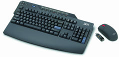 Lenovo IBM WIRELSS ENHANCED PERFORMANCE AND OPTICAL MOUSE US EURO keyboard RF Wireless Black