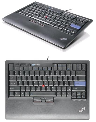 Lenovo ThinkPad USB + TrackPoint (US Euro) keyboard QWERTY Black
