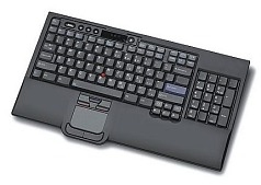 Lenovo USB with UltraNav – French keyboard Black