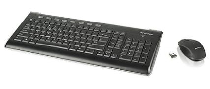 Lenovo Ultraslim Wireless & Mouse, HU keyboard Mouse included RF Wireless QWERTY Black
