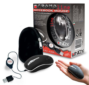 Lindy Mini Optical mouse USB Type-A 800 DPI