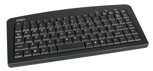 Lindy USB keyboard USB + PS/2 QWERTY Black