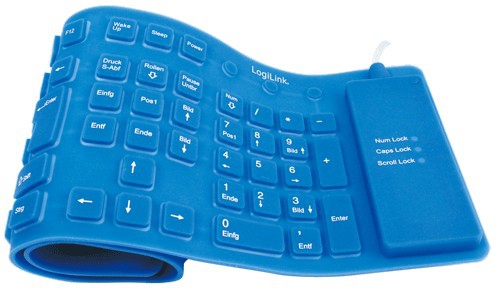LogiLink USB keyboard Blue