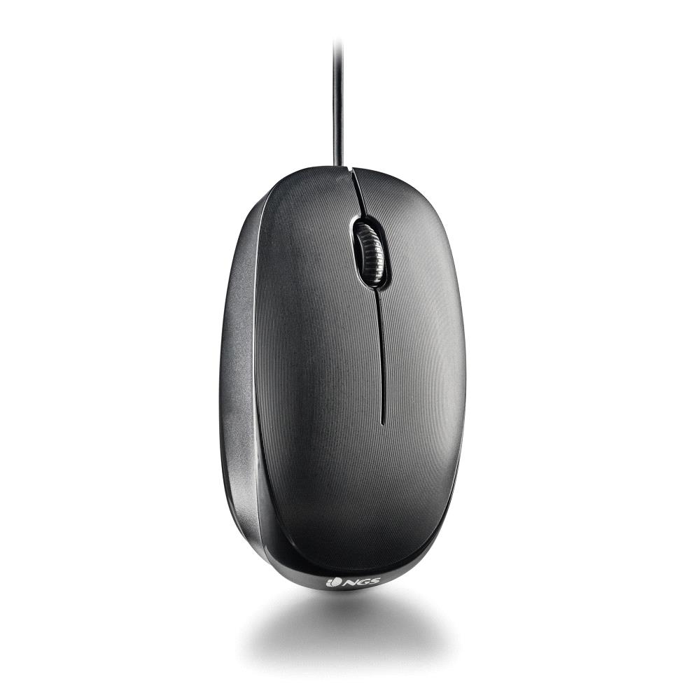 NGS FLAME-C mouse Universal Ambidextrous USB Type-C Optical 1000 DPI