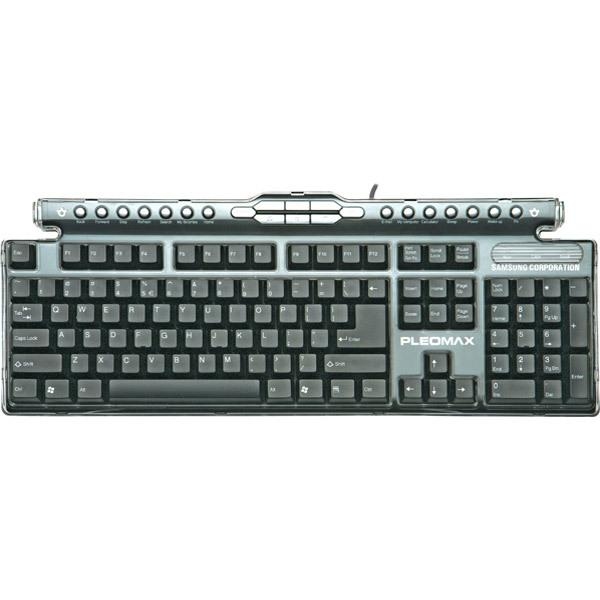 Samsung Pleomax PKB-7000 Crystal Multimedia keyboard USB Black