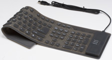 Targus Flexible Mobile keyboard USB + PS/2 Black