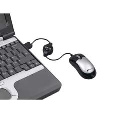 Targus Mini Optical Retractable Netbook mouse USB Type-A 800 DPI